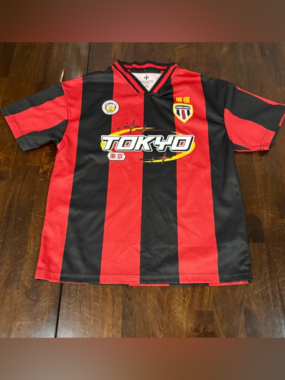 Saints Studio Shibuya City FC Soccer Jersey Tokyo Japan Youth Size L